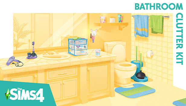 The Sims 4 Bathroom Clutter Kit