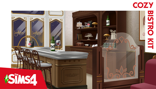 The Sims 4 Cozy Bistro Kit