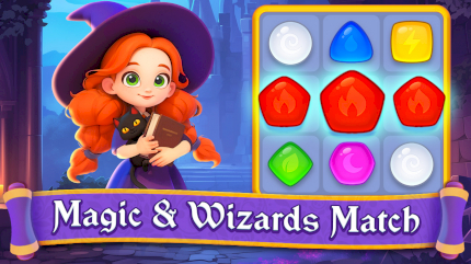 Magic and Wizards Match