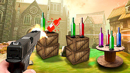 Graj w Bootle Target Shooting 3D online za darmo