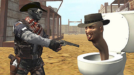 Graj w Cowboy vs Skibidi Toilets online za darmo