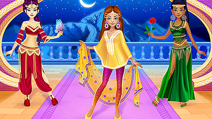 Graj w Arabian Princess Dress Up Game online za darmo