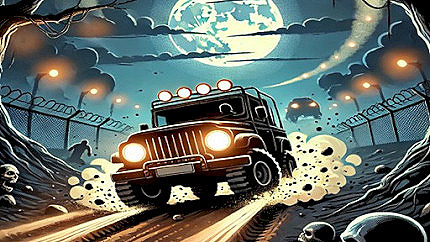 Graj w Racing Car Destroying Zombie online za darmo