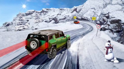SUV Snow Driving 3d
