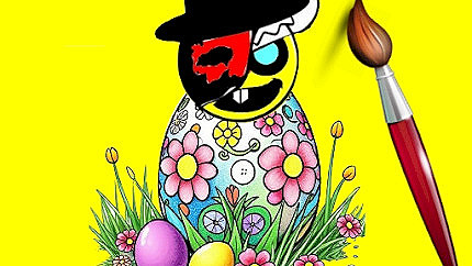 Graj w Sprunki Easter Coloring online za darmo