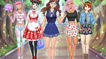 Graj w High School Anime Dress Up online za darmo