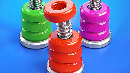 Graj w Nuts & Bolts Sort: Color Puzzle online za darmo