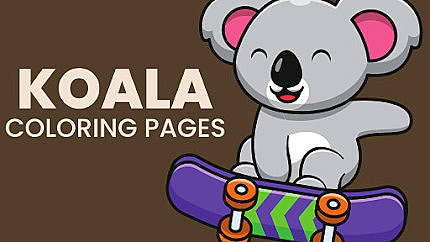 Graj w Koala Coloring Pages online za darmo
