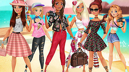 Graj w Vacation Summer Dress Up online za darmo