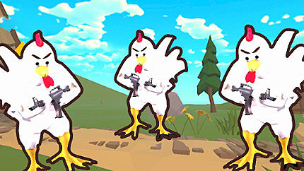 Graj w Chicken shooter io online za darmo