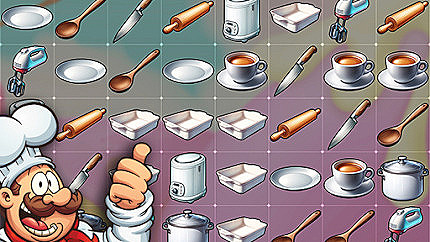 Graj w Mahjong Connect Cookware online za darmo