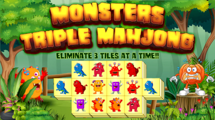 Monster Triple Mahjong