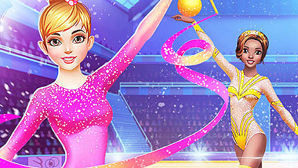 Graj w Gymnastics Girls Dress Up Game online za darmo