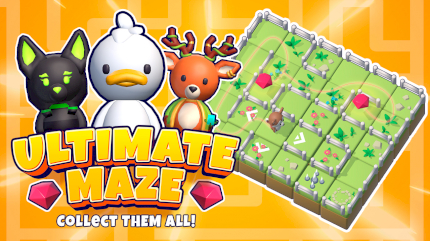 Ultimate maze! Collect them all!