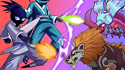 Graj w Stick Ninja Survival online za darmo