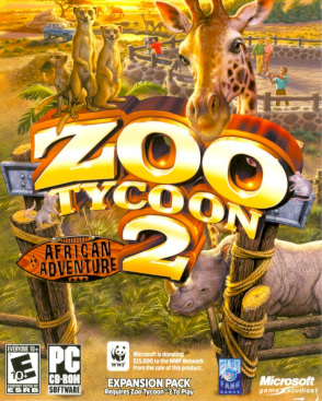 Okładka Zoo Tycoon 2: Afrykańskie zwierzaki