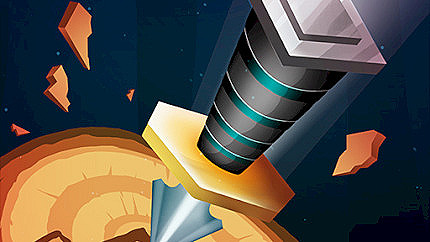 Graj w Helix Knife Throw 3D online za darmo