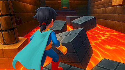 Graj w Superhero Escape Run – Parkour Challenge! online za darmo