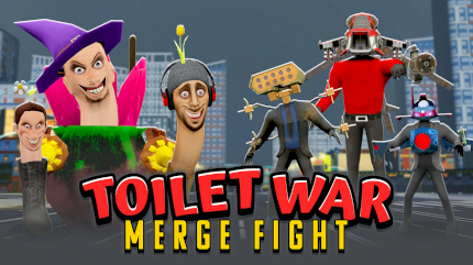 Toilet War: Merge Skibidi