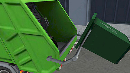 Graj w Garbage Sanitation Truck online za darmo