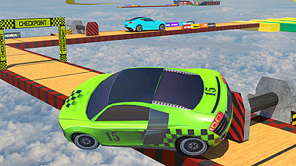 Graj w Real Impossible Sky Tracks Car Driving online za darmo