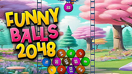 Graj w Funny Balls 2048 online za darmo