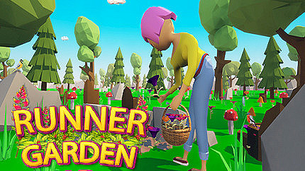 Graj w Runner Garden 3D online za darmo