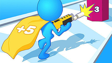 Graj w Cloak Master Shooter Run online za darmo