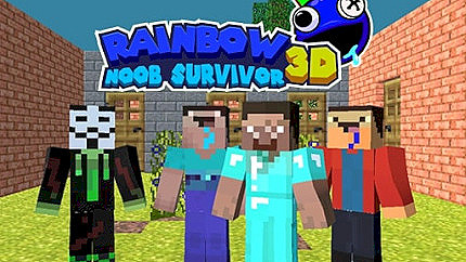 Graj w Rainbow Noob Survivor online za darmo