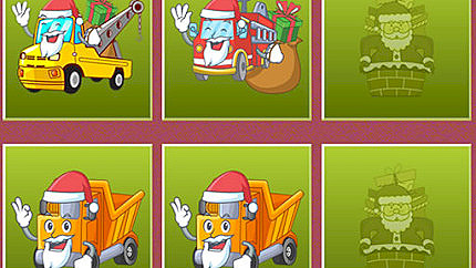 Graj w Christmas Trucks Memory online za darmo