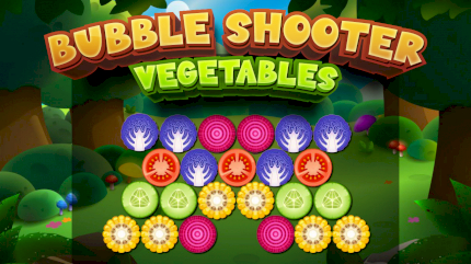 Bubble Shooter Vegetables