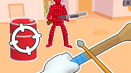 Graj w Stickman Archer: Shooting Arrows at Reds online za darmo