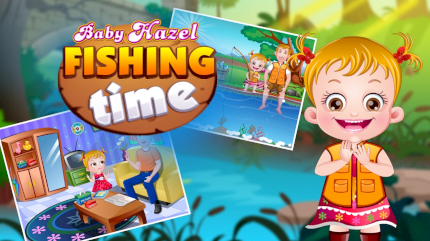 Baby Hazel Fishing Time