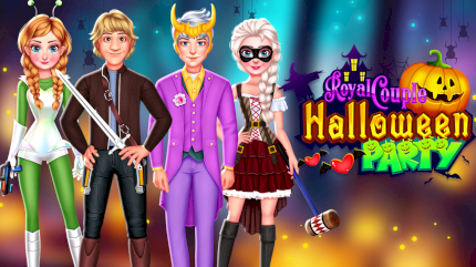 Royal Couple Halloween Party