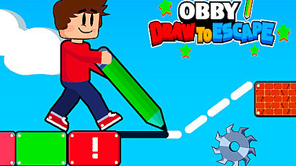 Graj w Obby Draw to Escape online za darmo