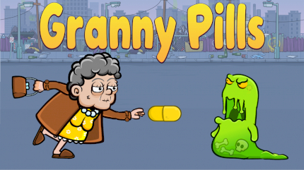 Granny Pills - Defend Cactuses