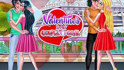 Graj w Valentine Day Couples Goal online za darmo