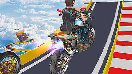 Graj w Mega Ramp Stunt Moto online za darmo