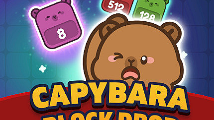 Graj w Capybara Block Drop online za darmo