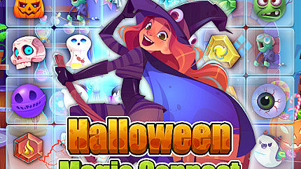 Graj w Halloween Magic Connect online za darmo