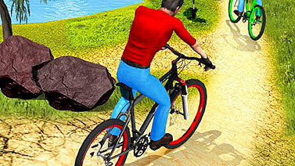 Graj w Uphill Offroad Bicycle Rider online za darmo