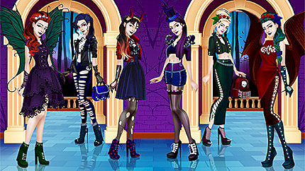 Graj w Gothic Dress Up online za darmo
