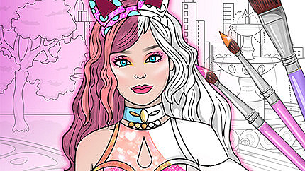 Graj w Dress Up Games & Coloring Book online za darmo