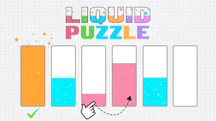 Liquid puzzle sort the color