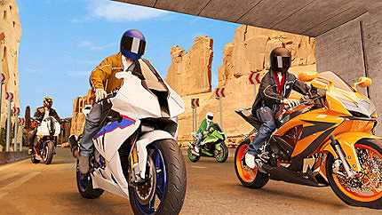 Graj w Real Motorbike Simulator Race 3D online za darmo