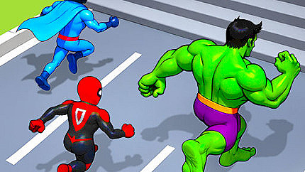 Graj w Hero Transform Race online za darmo