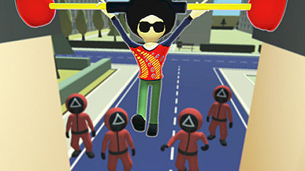 Graj w Squid Fall Guy online za darmo