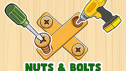 Graj w Nuts & Bolts Wood Puzzle Game online za darmo