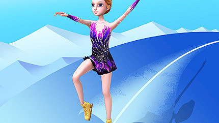 Graj w Roller Ski Queen online za darmo