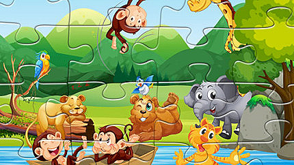 Graj w Animals Puzzle online za darmo